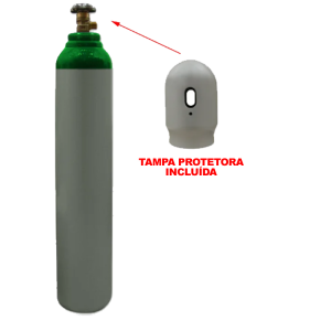 GARRAFA GÁS AR/CO2 80/20% 10L 200BAR (CHEIA)