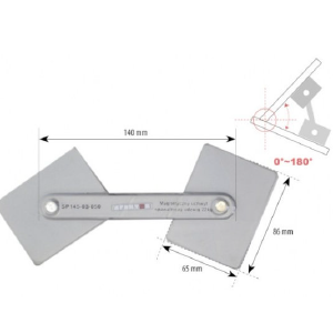 ESQUADRO MAGNETICO REGULAVEL